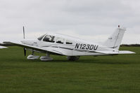 N123DU @ EGHA - Privately owned. Painted in a similar scheme to Cirrus N123DV. - by Howard J Curtis