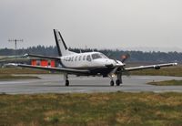 F-GTJM @ EGHH - Taxiing to depart runway 08 - by John Coates