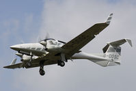 G-DOSC @ EGHH - Caught on approach to runway 08. - by Howard J Curtis