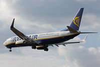 EI-EMH @ EGHH - Ryanair; 'Comunitat Valenciana' titles. - by Howard J Curtis