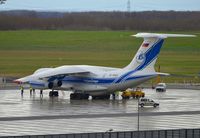 RA-76503 @ LOWW - Rare visitor at VIE! Just arrived from Cologne - by David Pauritsch