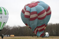 G-ULIA - At the 2013 Icicle Balloon Meet, Savernake Forest, Wilts. Being inflated. - by Howard J Curtis