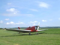 G-AEXT @ EGUD - Privately owned. - by Howard J Curtis