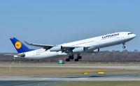 D-AIGV @ EDDL - LH A343 lift-off - by FerryPNL