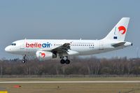 EI-LIR @ EDDL - Belle Air Europe A319 arriving - by FerryPNL
