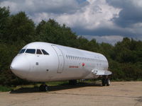 G-AVMJ @ EGHH - Fuselage only, since departed. - by Howard J Curtis