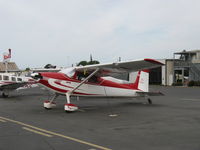 N2802A @ SZP - 1953 Cessna 180, Continental O-470-A 225 Hp, 1st year of production, pristine, as-new appearance - by Doug Robertson
