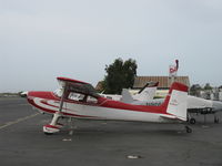 N2802A @ SZP - 1953 Cessna 180, Continental O-470-A 225 Hp, 1st year of production, would not be called Skywagon until 1969 model year - by Doug Robertson