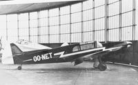 OO-NET @ EBGB - scanned b/w picture - by Hugo Teugels - Aviation Society Antwerp