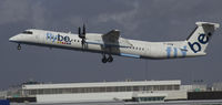 G-JEDW @ EGFF - Departed 1458, c/s Jersey 1ER to Belfast City (EGAC), Thanks to S.W.A.G.