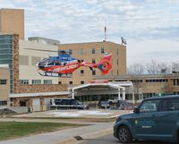 N3842 @ BEH - N3842 - Med-Flight - Leaving Lakeland Hospital, Saint Joseph, MI - by Mark Parren