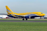F-GZTD @ LOWL - Europe Airpost boeing B737-73V landing in LOWL/LNZ