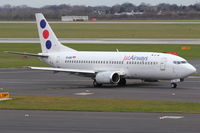 YU-ANK @ EDDL - JAT Airways, Boeing 737-3H9, CN: 23715/1310 - by Air-Micha