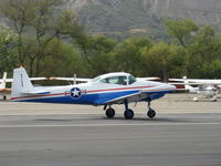 N91689 @ SZP - 1946 North American NAVION, Continental E-225 upgrade, many mods, takeoff roll Rwy 22 Young Eagles Flight - by Doug Robertson