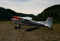 C-GORH @ YTX - Tied down at Telegraph Creek, British Columbia. - by Murray Lundberg
