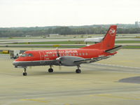 N408XJ @ KATL - Northwest Airlink, operated by Mesaba Airlines Saab 340. - by Airtrainbus