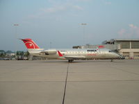N602XJ @ KLSE - Mesaba Airlines CRJ