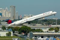 N911DL @ FLL - Taken from the Hibiscus car park viewing area. - by Carl Byrne (Mervbhx)