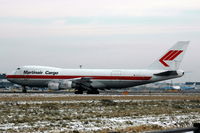 PH-MCN @ EHAM - Martinair Cargo Boeing 747-200 freighter taxying at Amsterdam Schiphol airport, the Netherlands. - by Henk van Capelle