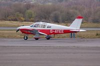G-AYEE @ EGFH - Visiting Cherokee. - by Roger Winser
