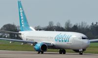 TC-TJJ @ EGSH - Corendon Blue .... about to leave ! - by keithnewsome
