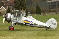 G-AMRK @ EGTH - 1937 Gloster Gladiator I, c/n: L8032 at Old Warden