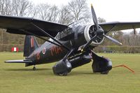 G-AZWT @ EGTH - G-AZWT (V9367/MA-B), 1942 Westland Lysander IIIA, c/n: Y1536 at Old Warden
