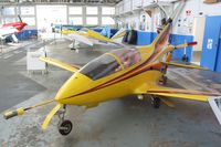 N325A - Bede (N G Alumbaugh) BD-5B at the Oakland Aviation Museum, Oakland CA