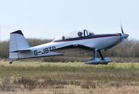 G-JBTR @ EGFH - Visiting RV-8 waiting for a departure slot. - by Roger Winser