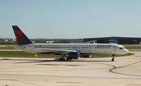 N644DL @ KSAT - Boeing 757-200