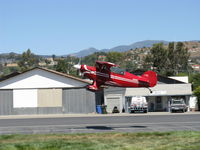 N49BR @ SZP - 1980 Pitts S-2A, Lycoming AEIO-540 260 Hp, full inverted systems, fast takeoff climb Rwy 22 - by Doug Robertson