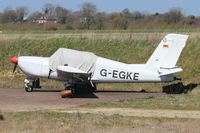 G-EGKE @ EGSV - Parked at Old Buckenham. - by Graham Reeve