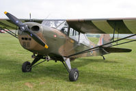 G-AKSY @ X5FB - Taylorcraft J Auster 5 at Fishburn Airfield, June 2009. - by Malcolm Clarke