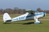 G-BSNT @ EGSV - Just landed. - by Graham Reeve