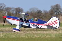 G-BKCV @ EGSV - Just landed. - by Graham Reeve