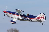 G-BKCV @ EGSV - Just taken off. - by Graham Reeve