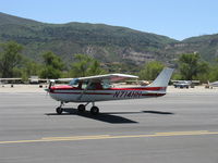 N714HH @ SZP - 1977 Cessna 150M, Continental O-200 100 Hp, taxi back - by Doug Robertson