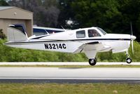 N3214C @ KLAL - Beech E35 Bonanza [D-3878] Lakeland-Linder~N 14/04/2010. About to touch down. - by Ray Barber