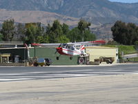 N1603G @ SZP - 1968 Champion 7ECA CITABRIA, Lycoming O-235 115 Hp, landing Rwy 22 - by Doug Robertson