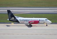 N343AG @ TPA - Silver Saab 340 - by Florida Metal