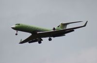 N346GA @ MCO - Brand new still green G550 - by Florida Metal