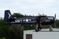 N379DM @ KLAL - North American T-28S Fennec [174-665] Lakeland-Linder~N 14/04/2010 - by Ray Barber