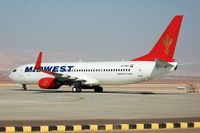 SU-MWE @ OJAQ - B738 of Midwest parked for the day at Aqaba, Jordan while the pax visit Petra world heritage site. - by FerryPNL