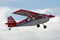 OY-LEN @ EKVJ - Bellanca 7GCAA Sky-Trac [346-77] Stauning~OY 14/06/2008. Destroyed in a hangar fire at Hoganas~OY 2012-05-09. - by Ray Barber