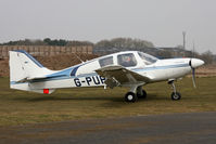 G-PUPP @ EGBR - Beagle B-121 Pup 150 at The Real Aeroplane Club's Spring Fly-In, Breighton Airfield, April 2013. - by Malcolm Clarke