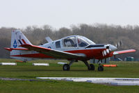 G-BZXZ @ EGBP - wearing its former UAS markings - by Chris Hall