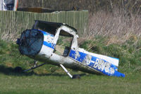 G-BOVS @ EGBP - written off after an engine failiure and forced landing Near Rumney, north east of Cardiff 6 August 2005 - by Chris Hall