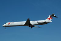 SE-RFA @ ESSA - FlyNordic MD-83 approaching stockholm arlanda airport, Sweden. - by Henk van Capelle