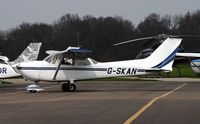 G-SKAN @ EGTB - Ex: F-BVBJ > G-BFKT > G-SKAN - Originally owned to, Wycombe Air Centre Ltd in March 1978 as G-BFKT and currently with, Bustard Flying Club Ltd in February 1996 as G-SKAN