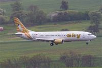 TC-SKG @ EDDR - Boeing 737-4Q8, - by Jerzy Maciaszek